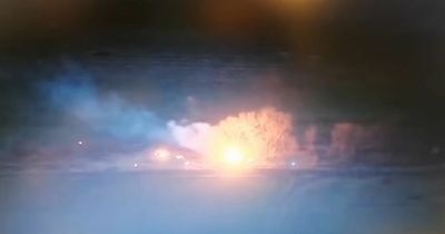 Ukrainian soldiers blow Russian target sky-high with Javelin missiles