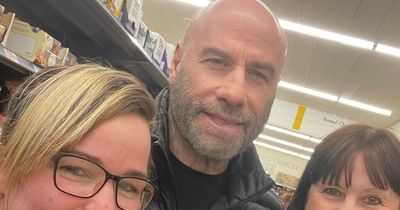 John Travolta stuns customers as he's spotted in Morrisons and Wetherspoons