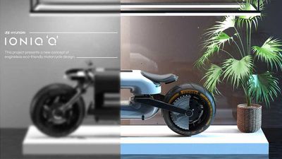 Digital Designer Adapts Hyundai Ioniq Q Styling To Electric Bikes