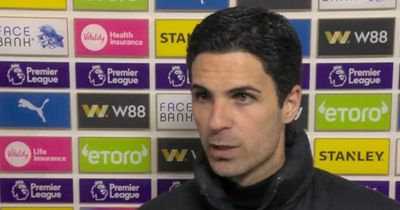 Mikel Arteta apologises to Arsenal fans for lack of "composure" after Crystal Palace loss