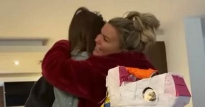 Kerry Katona's daughter breaks down as she gets new iPad for birthday after hers was stolen