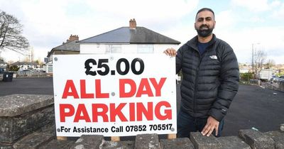 Landlord undercuts parking charges at hospital by turning driveway of property into area for cars