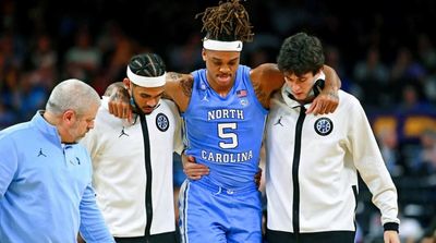 UNC’s Armando Bacot Seen Walking With Slight Limp Before National Championship Game