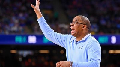UNC’s Hubert Davis Interview During First Half of National Title Game Goes Viral