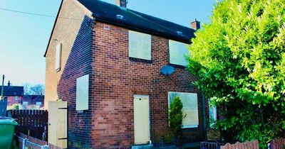 Abandoned terraced home in Greater Manchester on the market for £30,000 - but it needs a lot of work