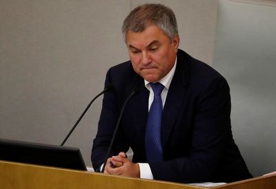 Russian parliament speaker says West staged Bucha to discredit Russia