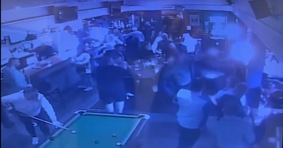 Glasgow pub rammy caught on video as punters throw punches in packed bar