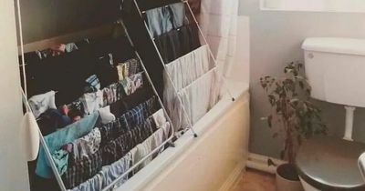 Woman's handy hack for drying clothes to save money amid energy crisis