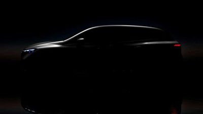 Mercedes EQS SUV Teased Ahead Of April 19 Full Debut