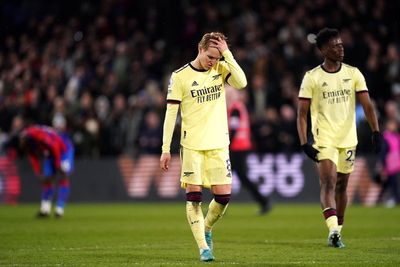Arsenal cannot dwell on ‘terrible’ night at Crystal Palace, Martin Odegaard insists