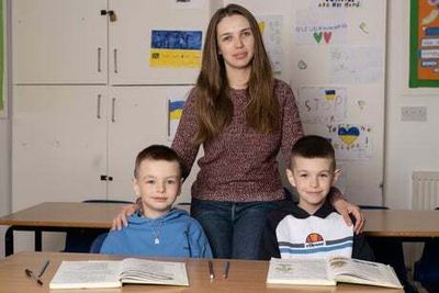 London’s largest Ukrainian school is a lifeline for displaced children craving normality