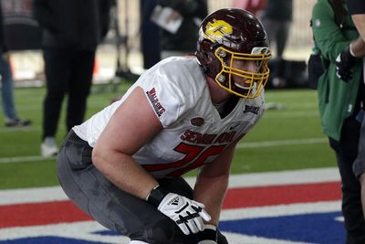 Lions OL coach Hank Fraley check out prospects at special Central Michigan pro day