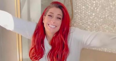Stacey Solomon in tears as she shows off new kitchen and plate rack in video tour
