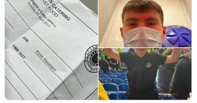 Ticketless Celtic fan 'sneaks into' Ibrox by posing as kiosk assistant