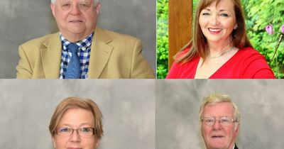 The nine Falkirk councillors standing down in the May 2022 local elections