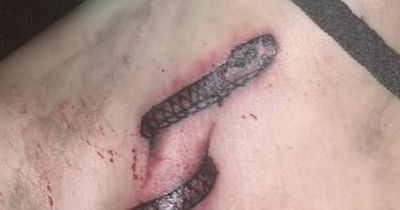 Tattoo fan gutted after being asked to 'pay extra' for botched inking