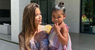 Khloe Kardashian slammed for sharing snap of daughter True, 3, with full face of make-up