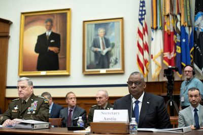 In heated exchange, U.S. defense chief defends Ukraine response