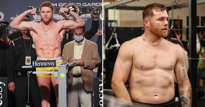 Canelo Alvarez shows off bulky physique after transformation for 175lb return