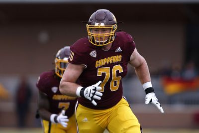 Titans worked out Bernhard Raimann, Luke Goedeke at Central Michigan pro day