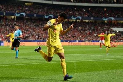 Benfica 1-3 Liverpool: Late Luis Diaz goal sees Reds take huge step towards Champions League semi-final