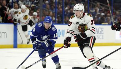Blackhawks’ Kirby Dach has ‘improved a lot’ with managing frustration, staying positive