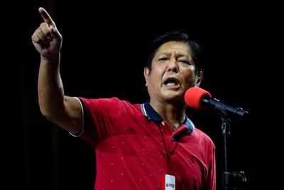 Philippine election frontrunner Marcos Jr sees lead trimmed in poll