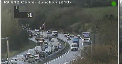 Edinburgh bypass congestion as queues build on A720 East bound and West bound