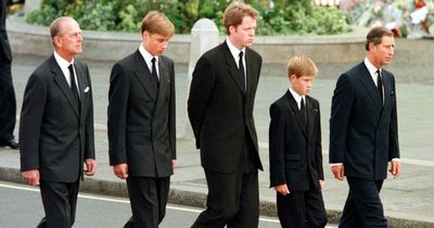 Prince William was secretly comforted by Philip in poignant moment at Diana's funeral