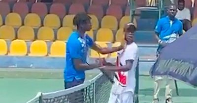 Brawl breaks out as teen tennis player slaps opponent after losing match