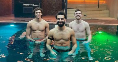 Mohamed Salah supported by Liverpool teammates in 2am ritual after Jurgen Klopp defence