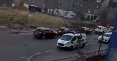 Footage shows aftermath of sickening football fan street fight in Dundee that left teen in hospital