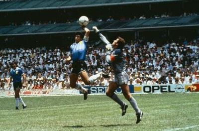 Diego Maradona’s ‘Hand of God’ shirt set to sell for millions at auction