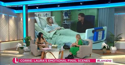 ITV Lorraine's Ranvir Singh slips up moments before chat with Corrie's Laura Neelan star Kel Allen