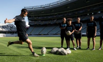 Dan Carter on kicking 1,598 goals in 24 hours for charity: ‘OK, sounds doable’