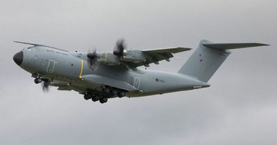 Glasgow residents baffled by sound of low-flying RAF military plane doing loops of city