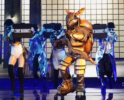 The Masked Singer US: Armadillo takes an onstage tumble on tonight’s episode