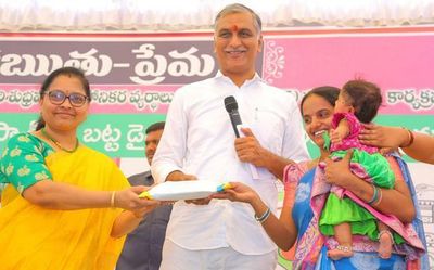 Telangana Health Minister leads menstrual hygiene drive from the front