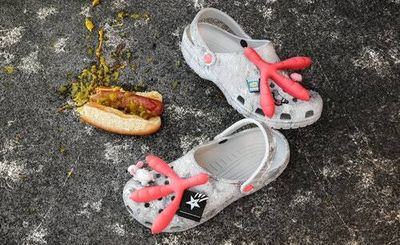 Jeff Staple’s ‘Pigeon’ Crocs are trash — and that’s the point