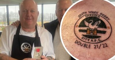 Swansea City's team chef rubs salt in Cardiff City wounds with tattoo the players are loving