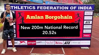 Amlan Borgohain sets national mark, Sable cracks 5000m meet record on debut