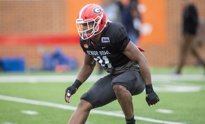 Georgia LB Channing Tindall appears to be visiting the Dolphins