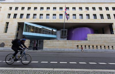 British worker at UK embassy in Berlin charged with Russian spying offences