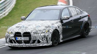 BMW M3 CS Drops Heavy Camo, Shows Off Face In New Spy Photos