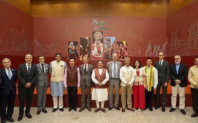 J.P. Nadda meets envoys of 13 countries, for familiarisation with BJP