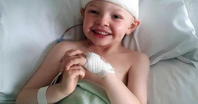 Boy, 6, given 5 per cent chance of surviving brain cancer taking life day-by-day after operation
