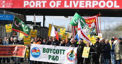 Further protests against P&O job losses staged outside Port of Liverpool