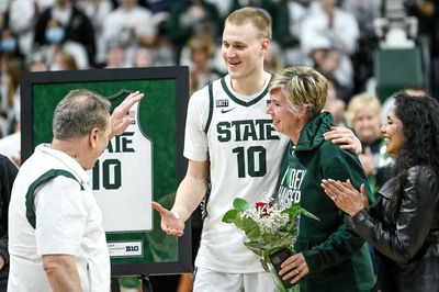 WATCH: Joey Hauser tells news station he is still undecided on returning to Michigan State next season