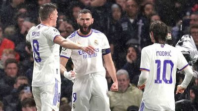 Watch: Karim Benzema Scores Second Straight Champions League Hat Trick for Real Madrid