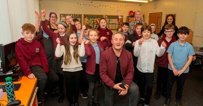 Talented school pupils hit the right note by recording own music track